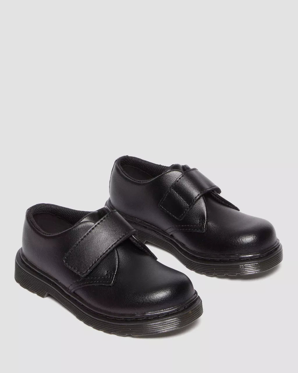 DR MARTENS Toddler Kamron Leather Strap Velcro Oxford Shoes