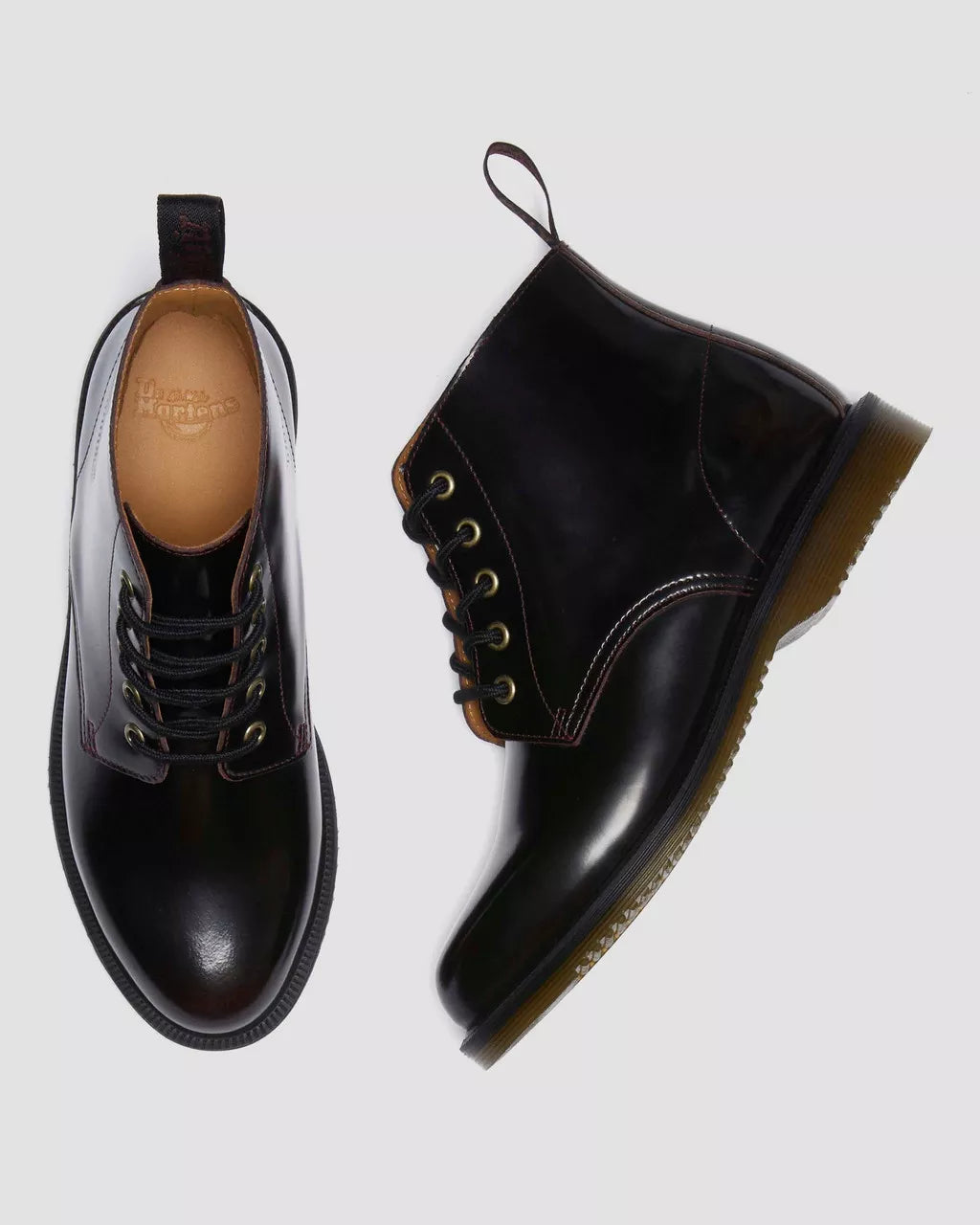 Emmeline Arcadia Leather Lace Up Boots