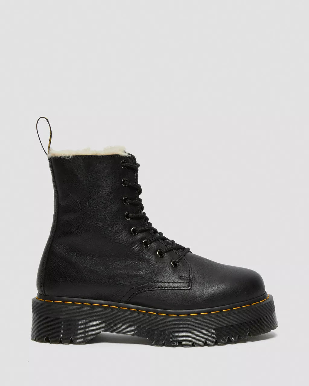 Jadon Faux Fur Lined Leather Platform Boots