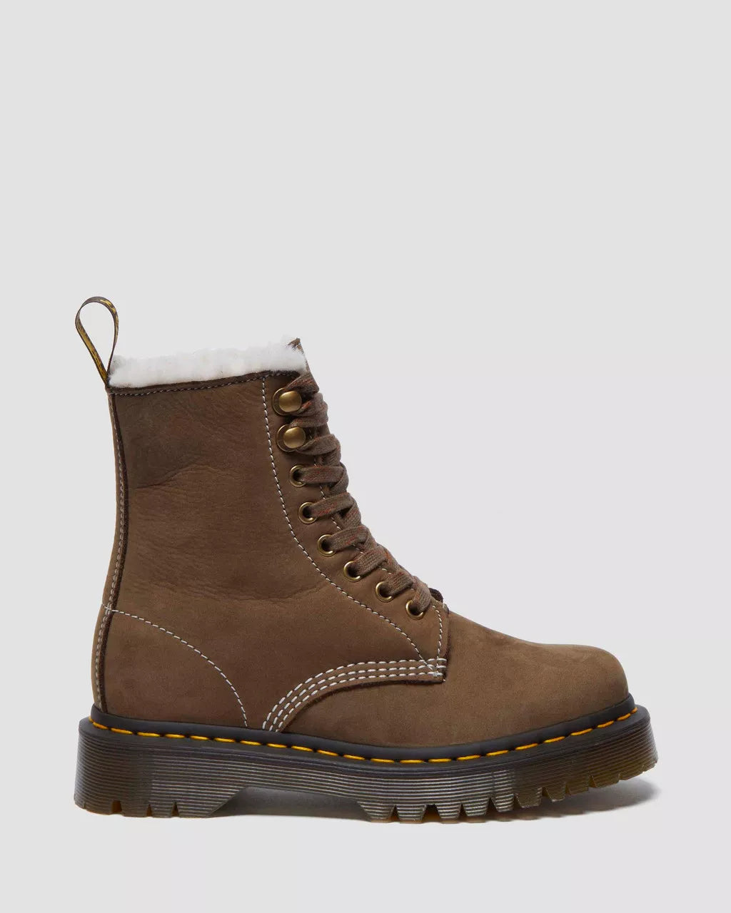 1460 Pascal Bex Faux Fur-Lined Platform  Boots