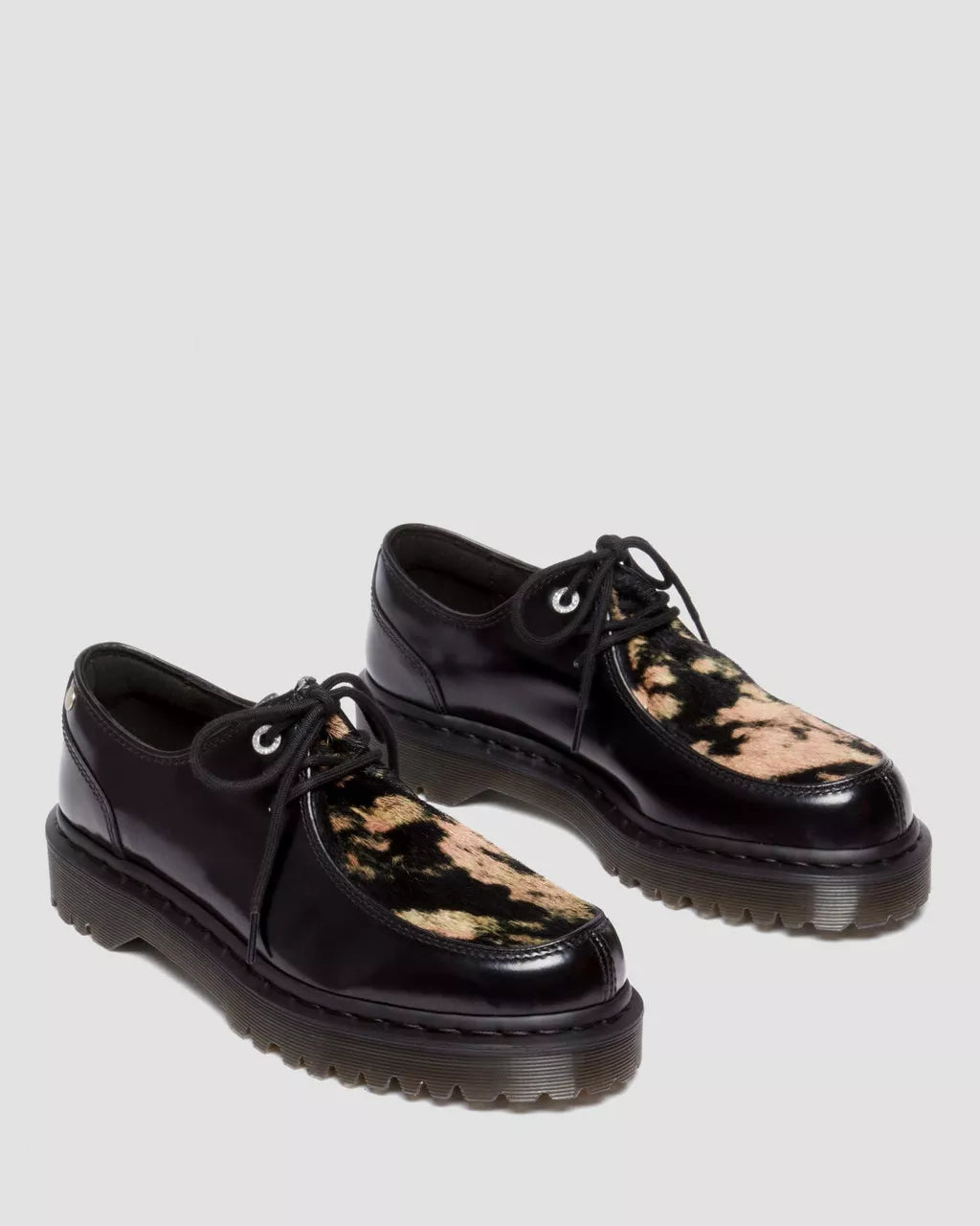 DR MARTENS Zeffir 3-eye Hair-On Leather Bex Shoes