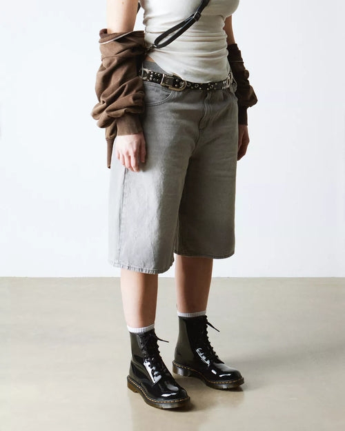1460 Patent Leather Lace Up Boots