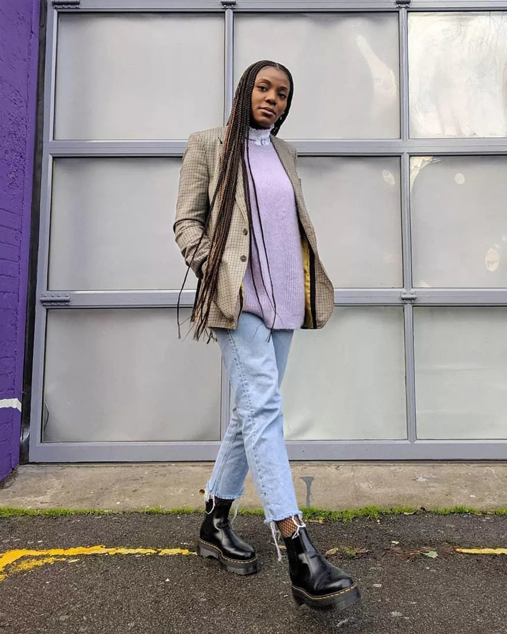 2976 Quad Smooth Leather Platform Chelsea Boots