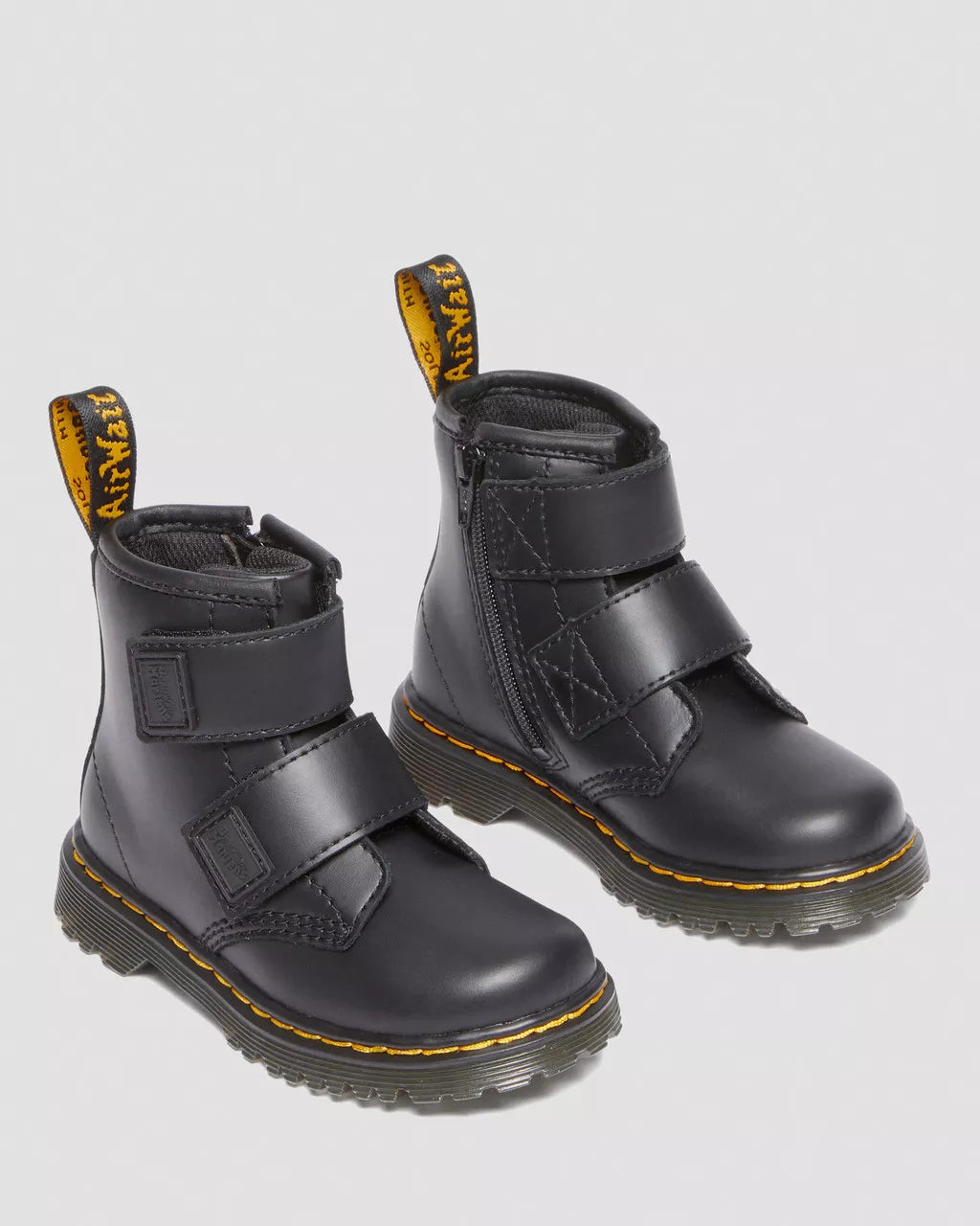 Toddler 1460 Leather Strap Velcro Boots