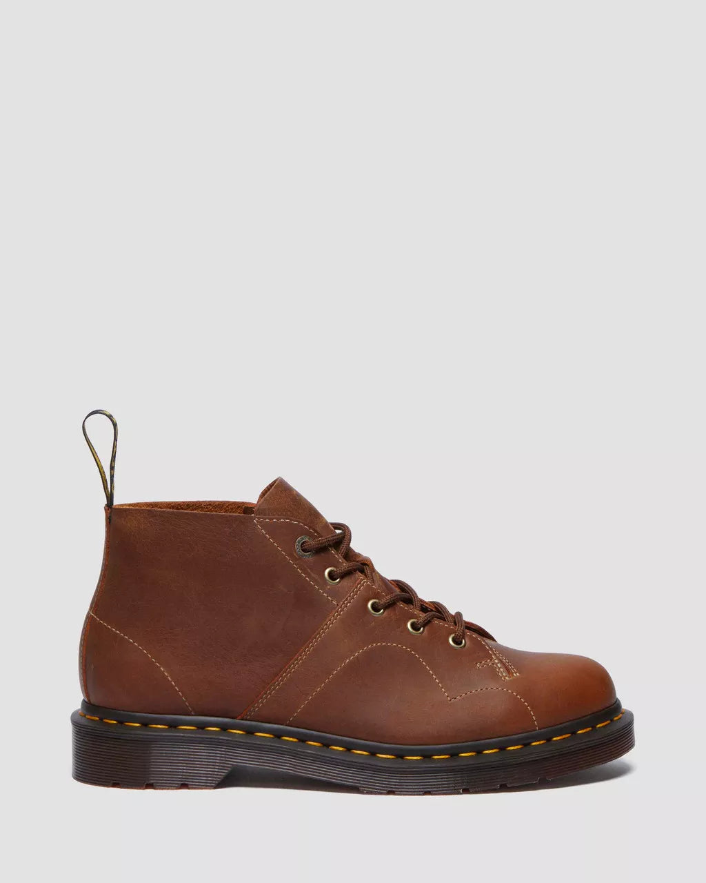 DR MARTENS Church Burnished Waxy Leather Boots