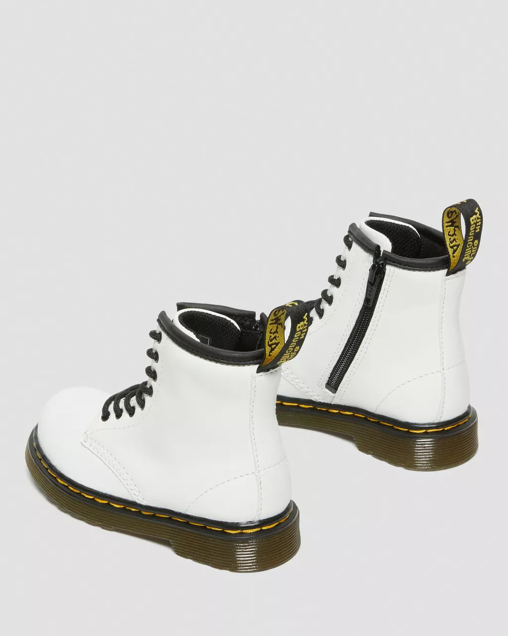 DR MARTENS Toddler 1460 Muted Leather Lace Up Boots