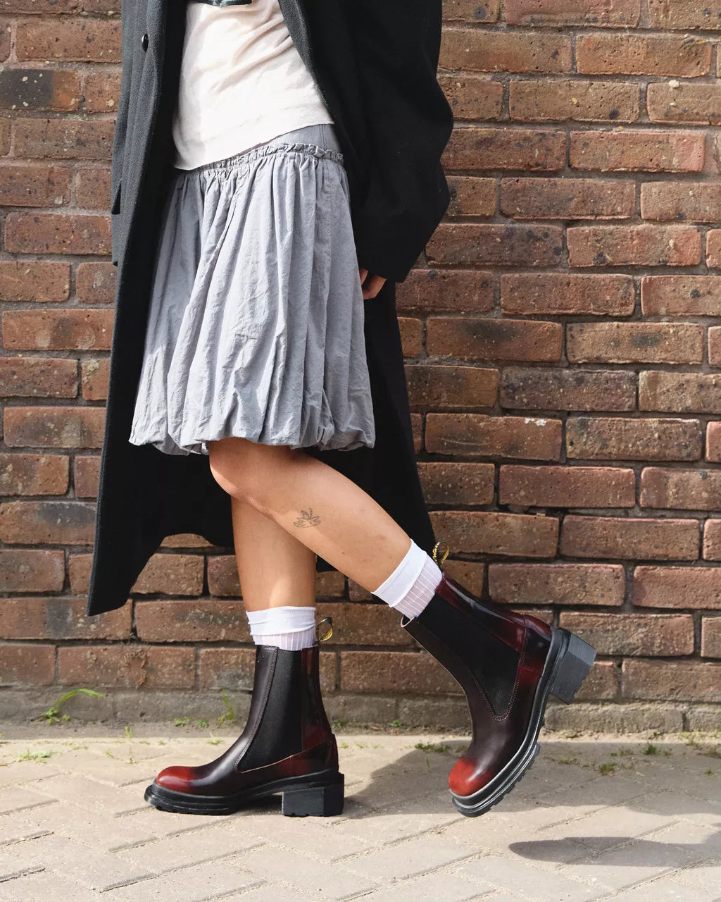 Maybole Square Toe Leather Chelsea Boots