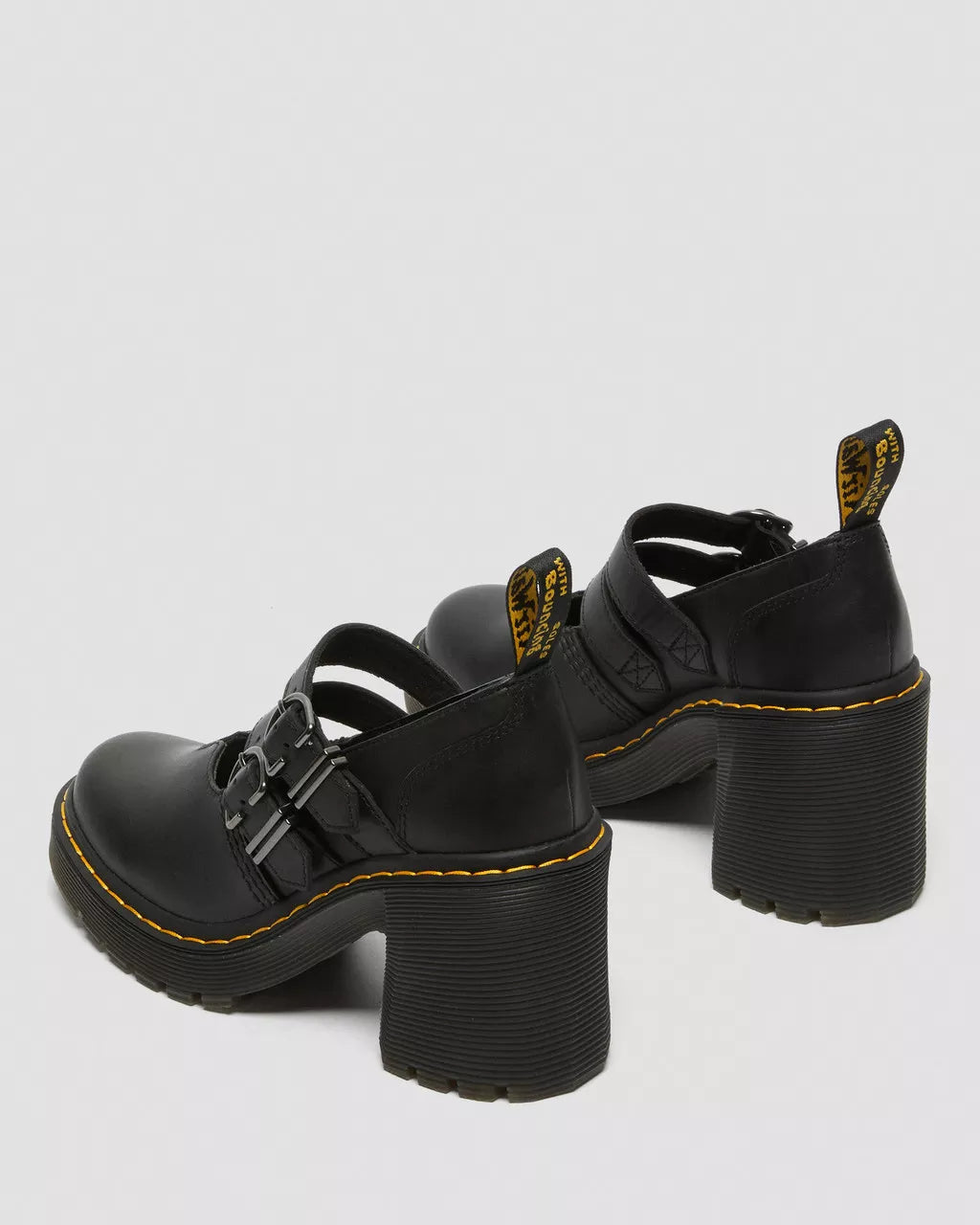 Eviee Sendal Leather Heeled Mary Jane Shoes
