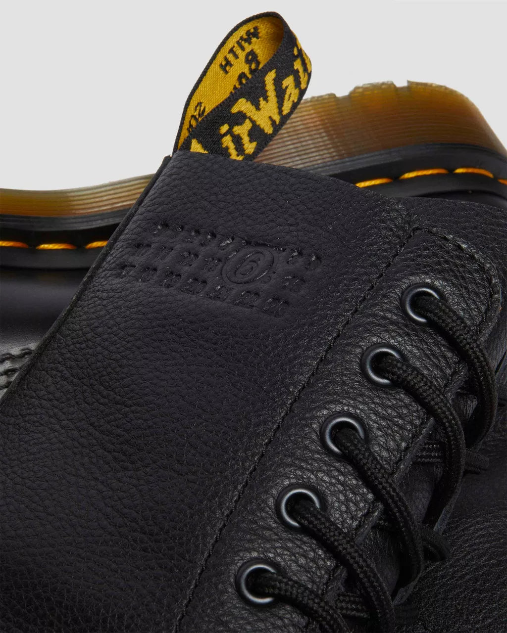 DR MARTENS 1490 / 1461 MM6 Leather Lace Up Boots