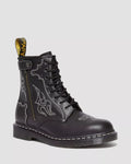 DR MARTENS 1460 Contrast Stitch Leather Lace Up Boots