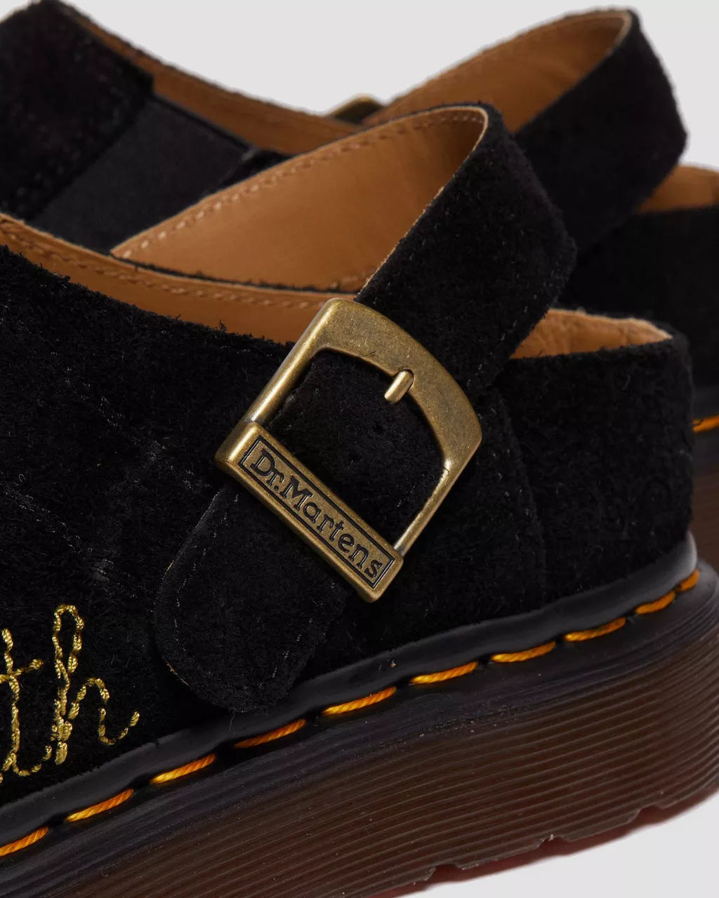 DR MARTENS Isham Desert Oasis Suede Mules