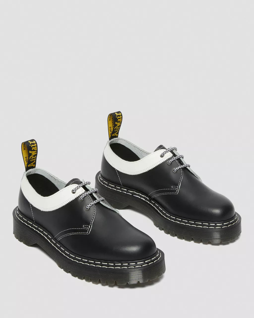 DR MARTENS 1461 Bex Smooth Contrast Leather  Shoes
