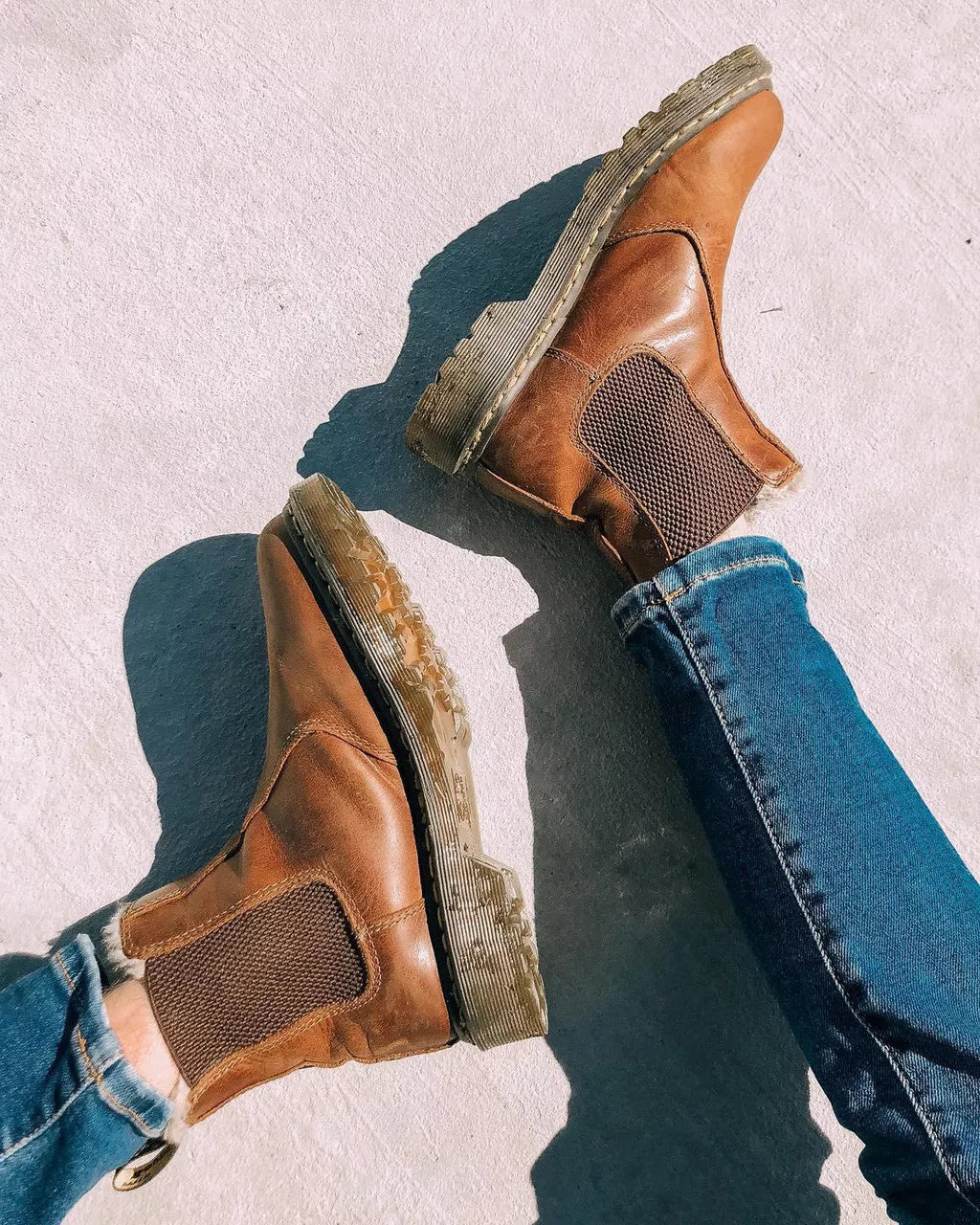 2976 Leonore Faux Fur Lined Chelsea Boots