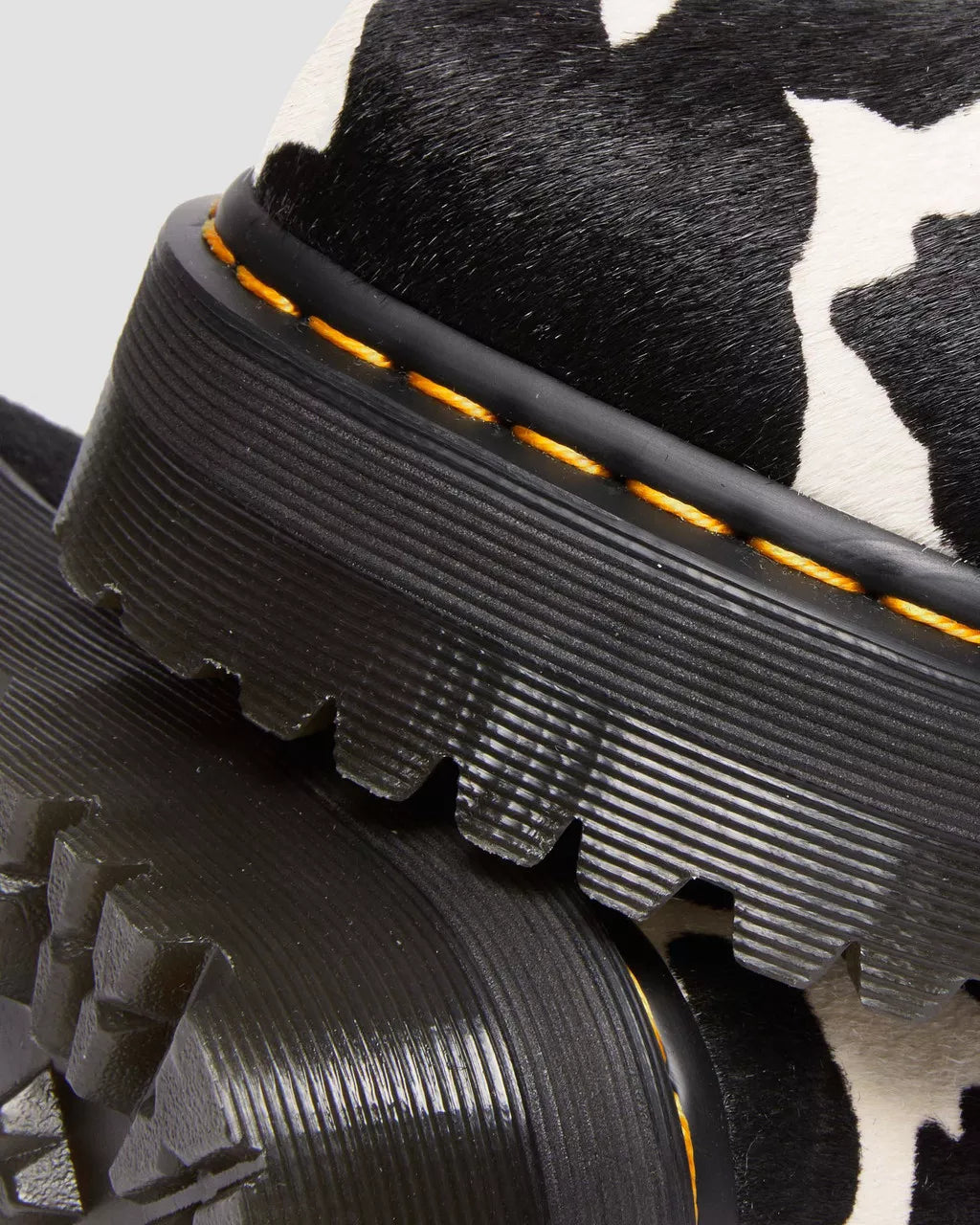 DR MARTENS Jadon Hair-On Cow Print Platform Boots