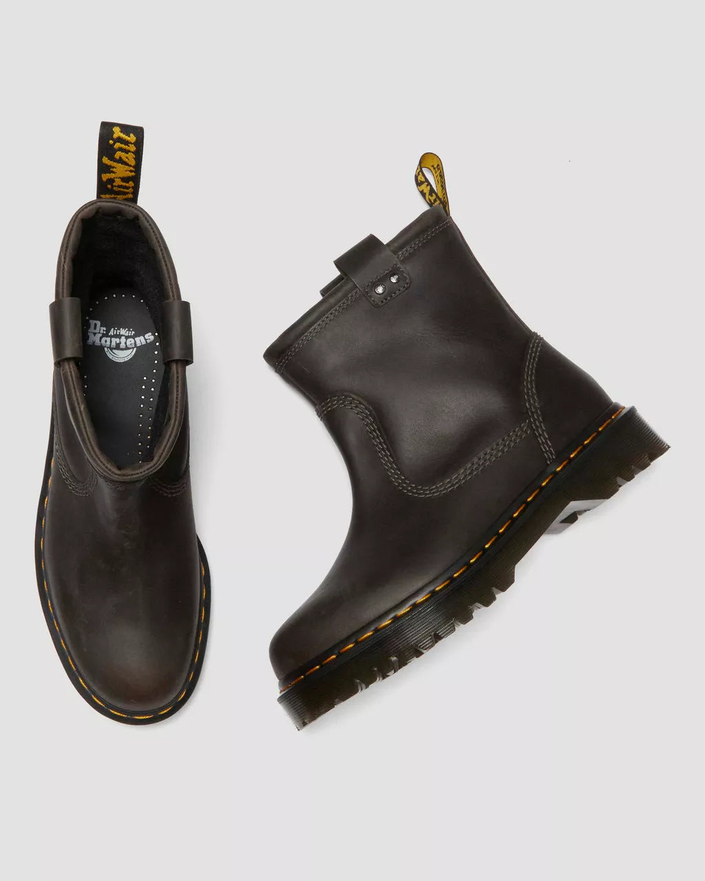 Anistone Lo Leather Biker Boots