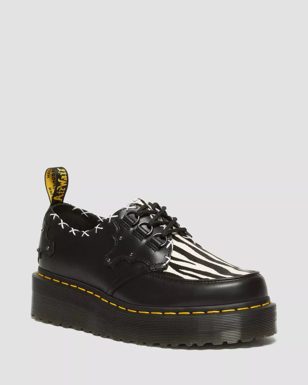 DR MARTENS Ramsey 3-eye Leather Platform Creepers