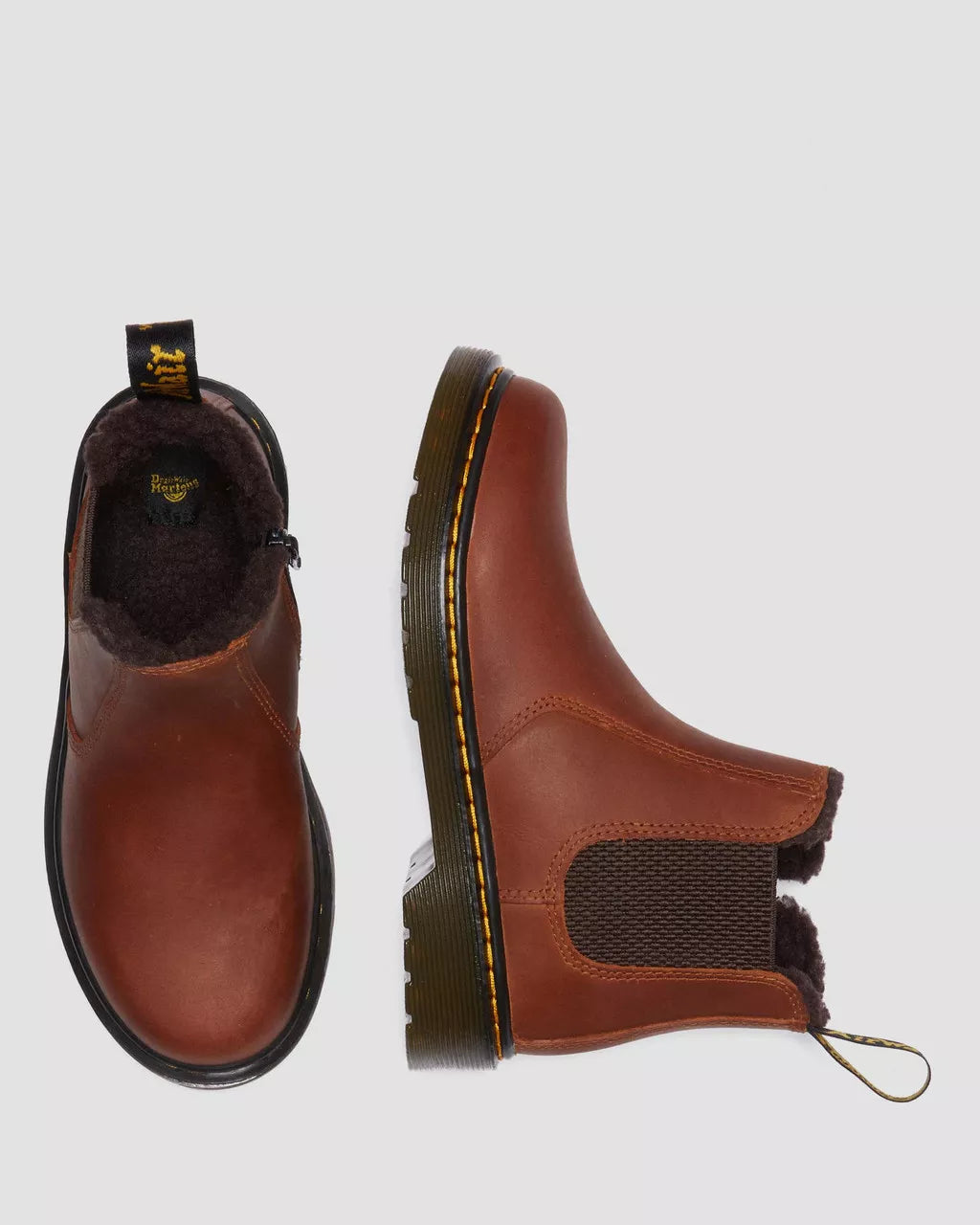 DR MARTENS Junior 2976 Leonore Leather Boots