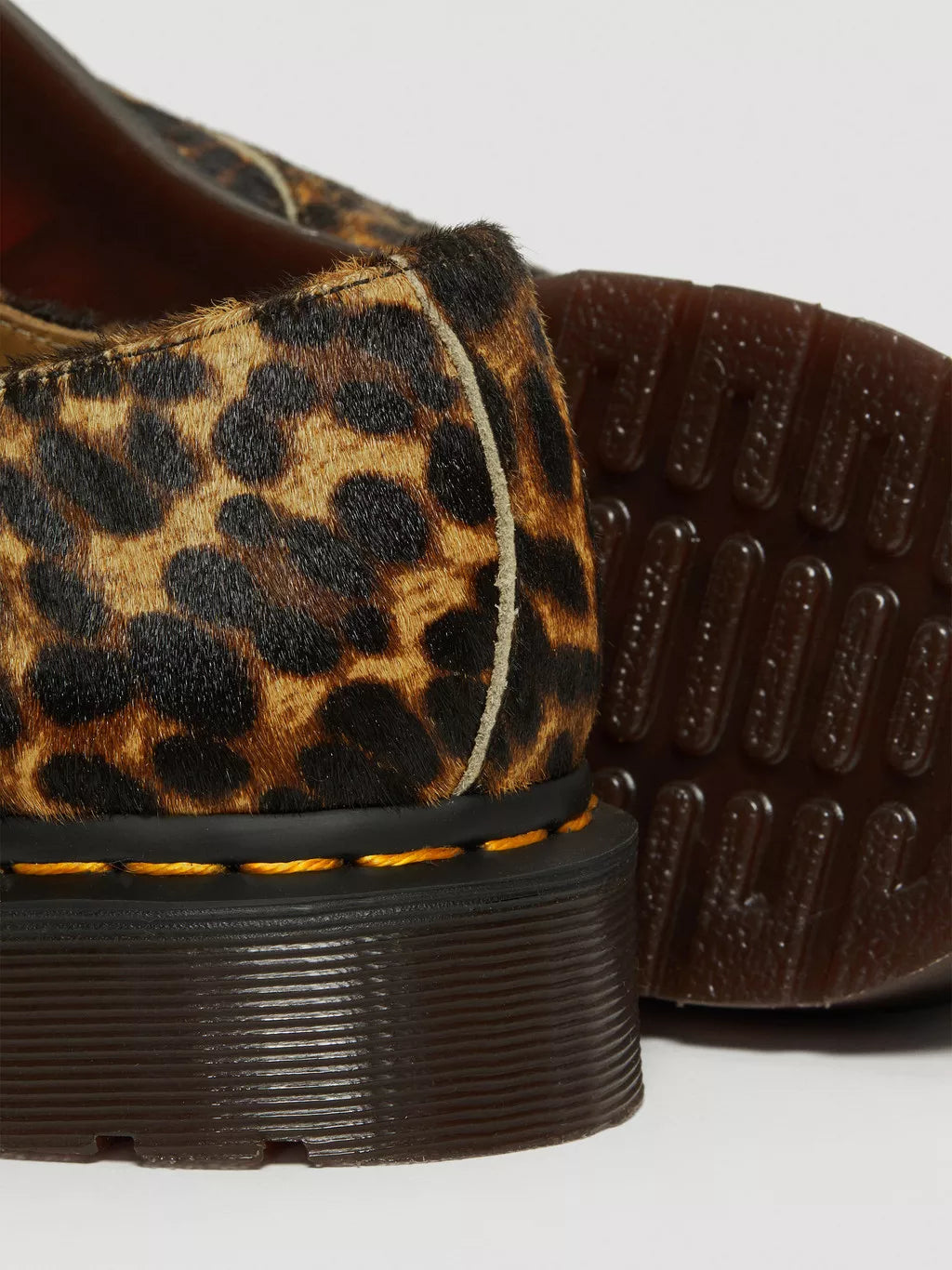 DR MARTENS Smiths Hair On Leopard Print Shoes