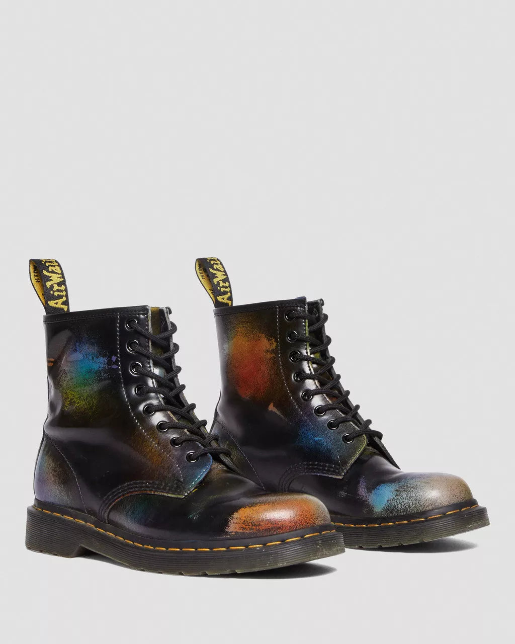 DR MARTENS 1460 For Pride Rub Off Leather Lace Up Boots