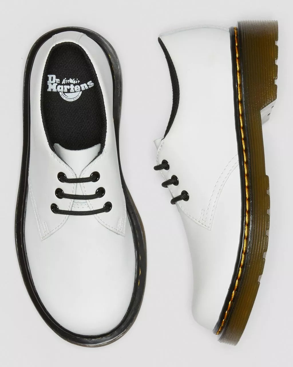 DR MARTENS 1461 Junior Leather Lace Up Shoes