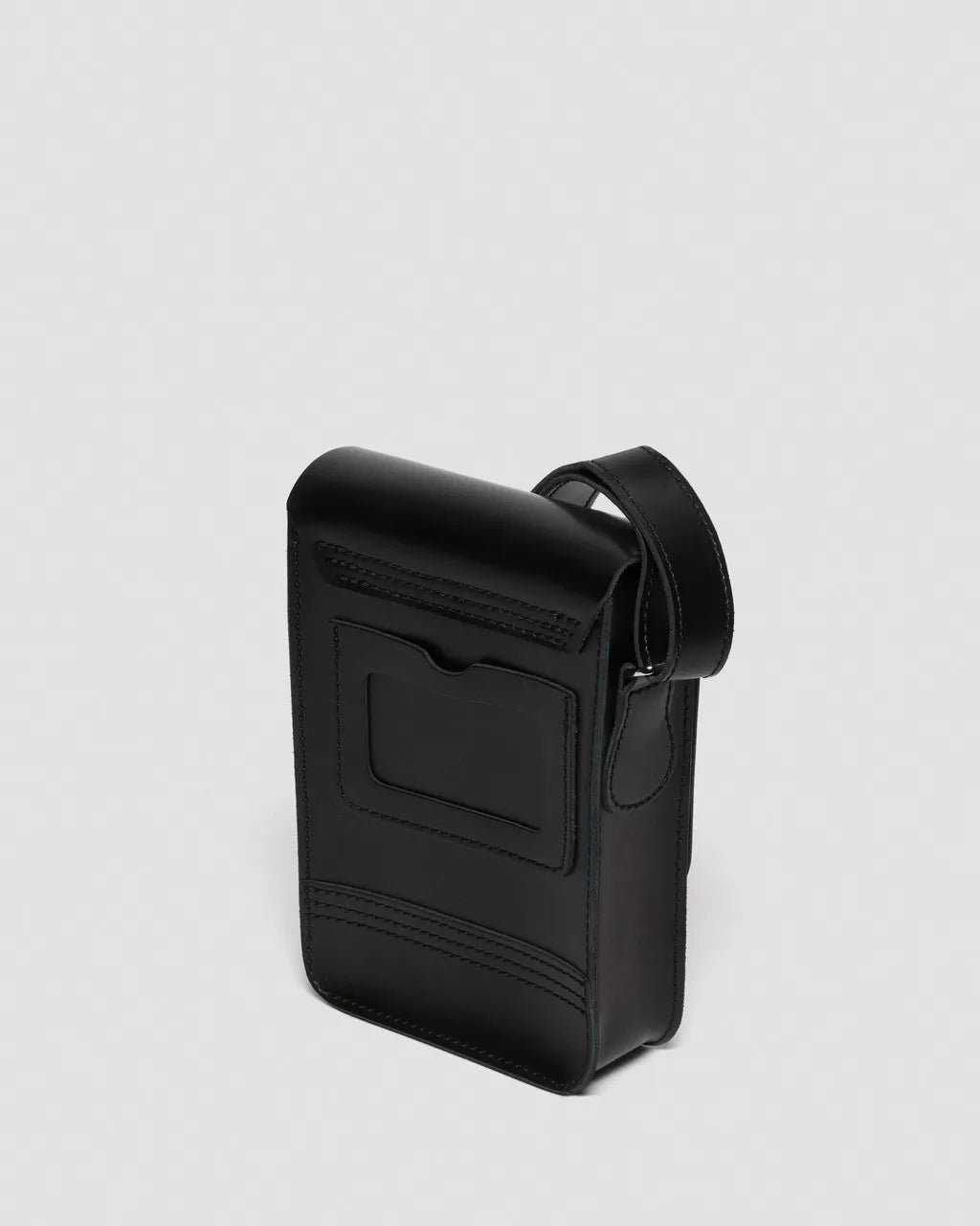 DR MARTENS Kie Smooth Leather Leather Vertical Crossbody Bag