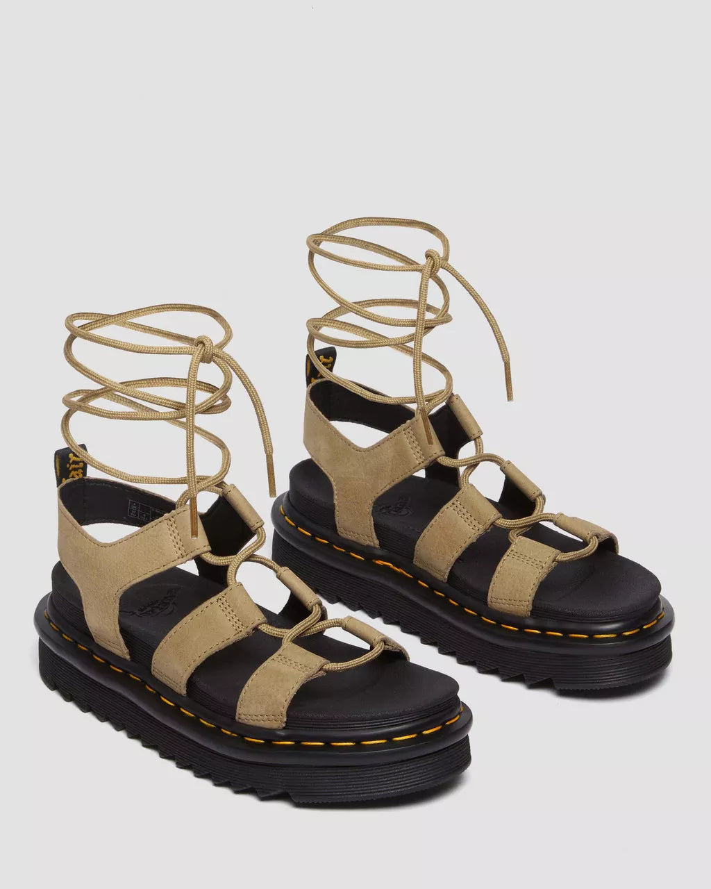 Nartilla Tumbled Nubuck Leather Gladiator Sandals