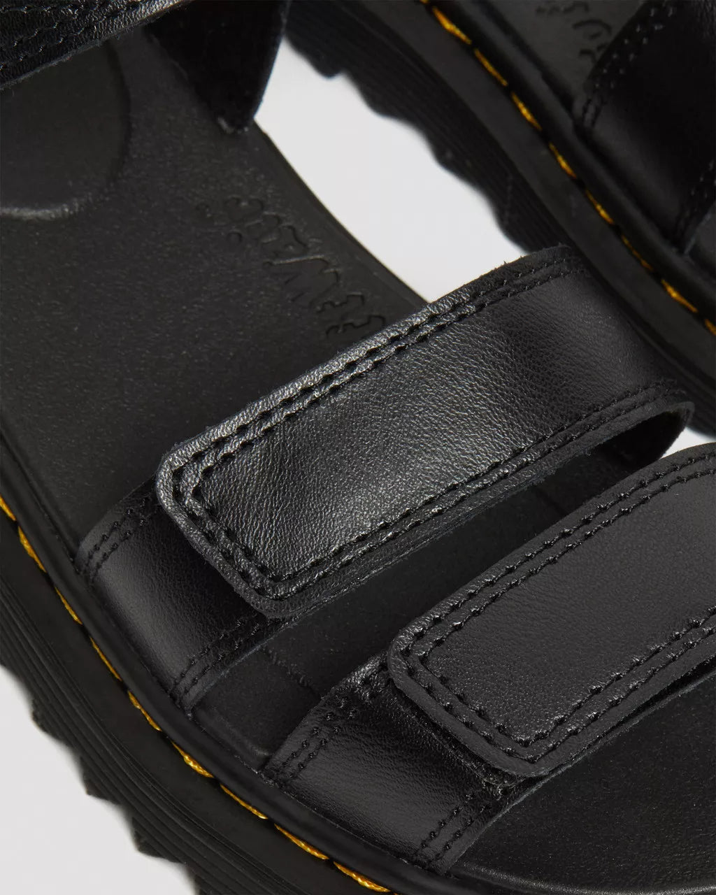 DR MARTENS Junior Klaire Leather Strap Sandals