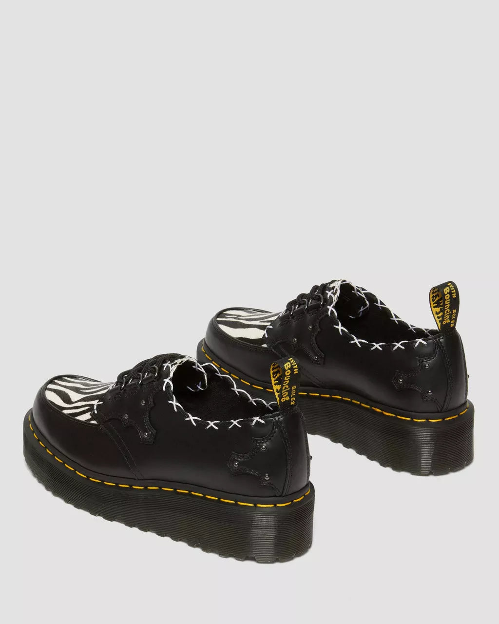 DR MARTENS Ramsey 3-eye Leather Platform Creepers
