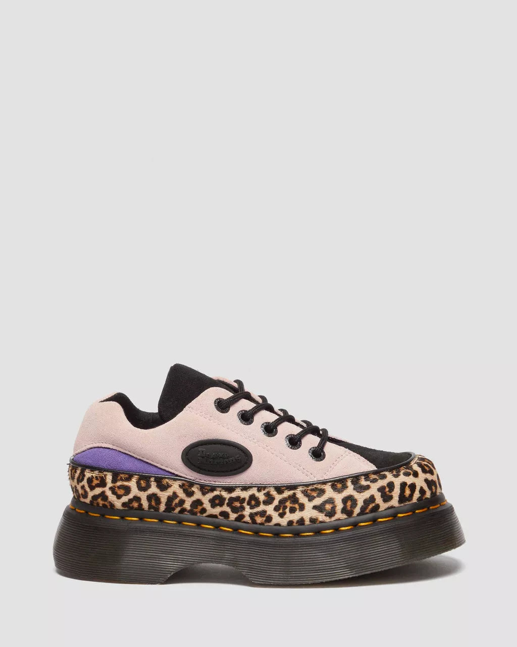 Buzz 5-Eye Leopard And Suede  Shoes