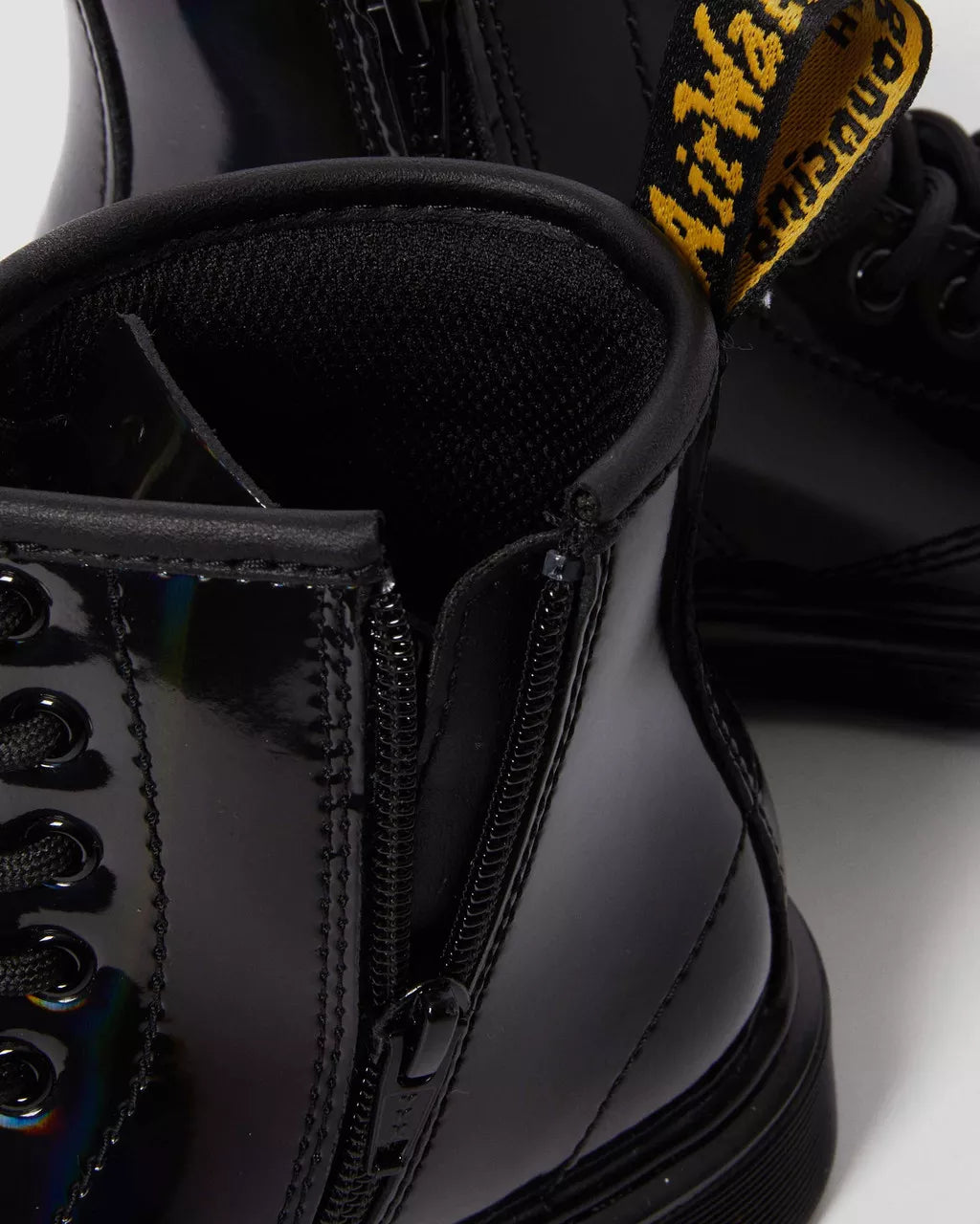 DR MARTENS Junior 1460 Rainbow Leather Lace Up Boots