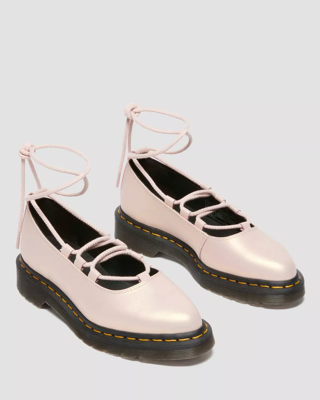 Elphie Ii Iridescent Leather Ballet Flats