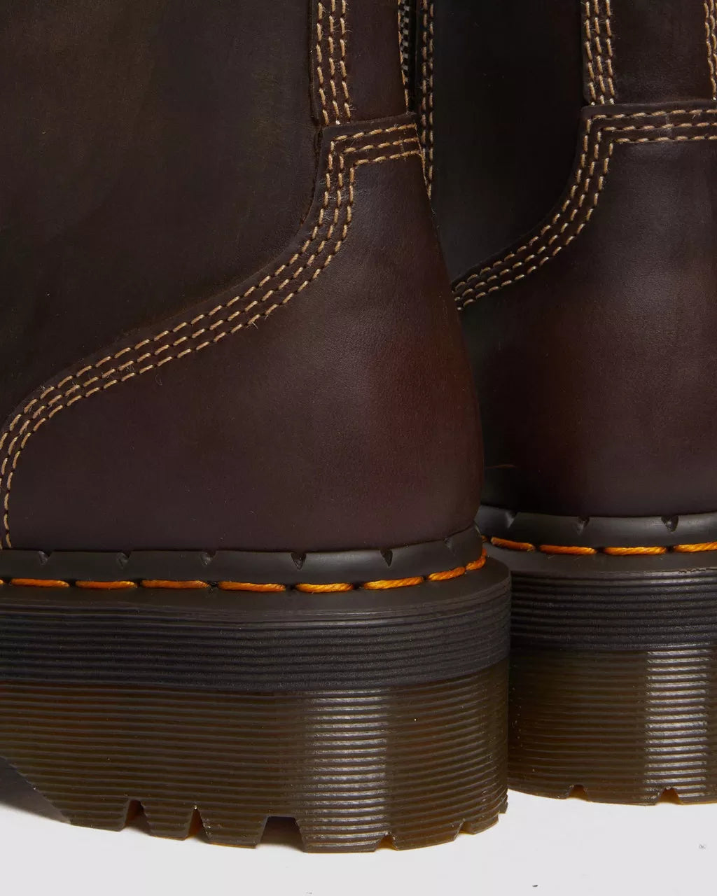 Jadon Boots Crazy Horse Leather Platforms