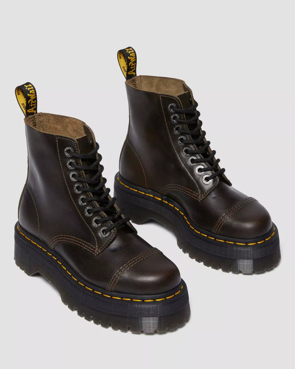DR MARTENS Sinclair Orleans Leather Platform Boots
