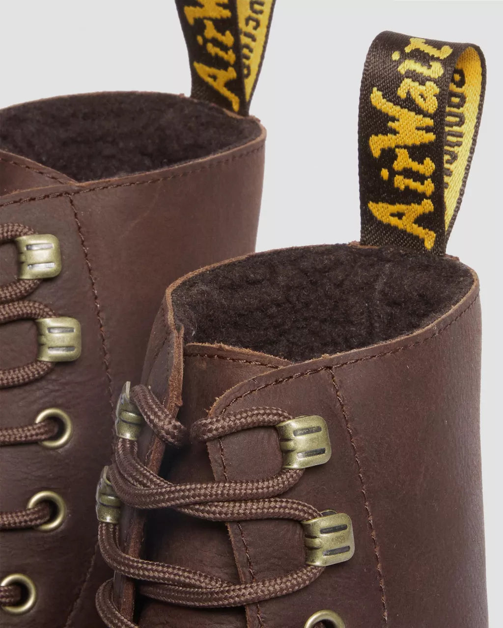 DR MARTENS 1460 Pascal Wintergrip Outlaw Leather Lace Up Boots