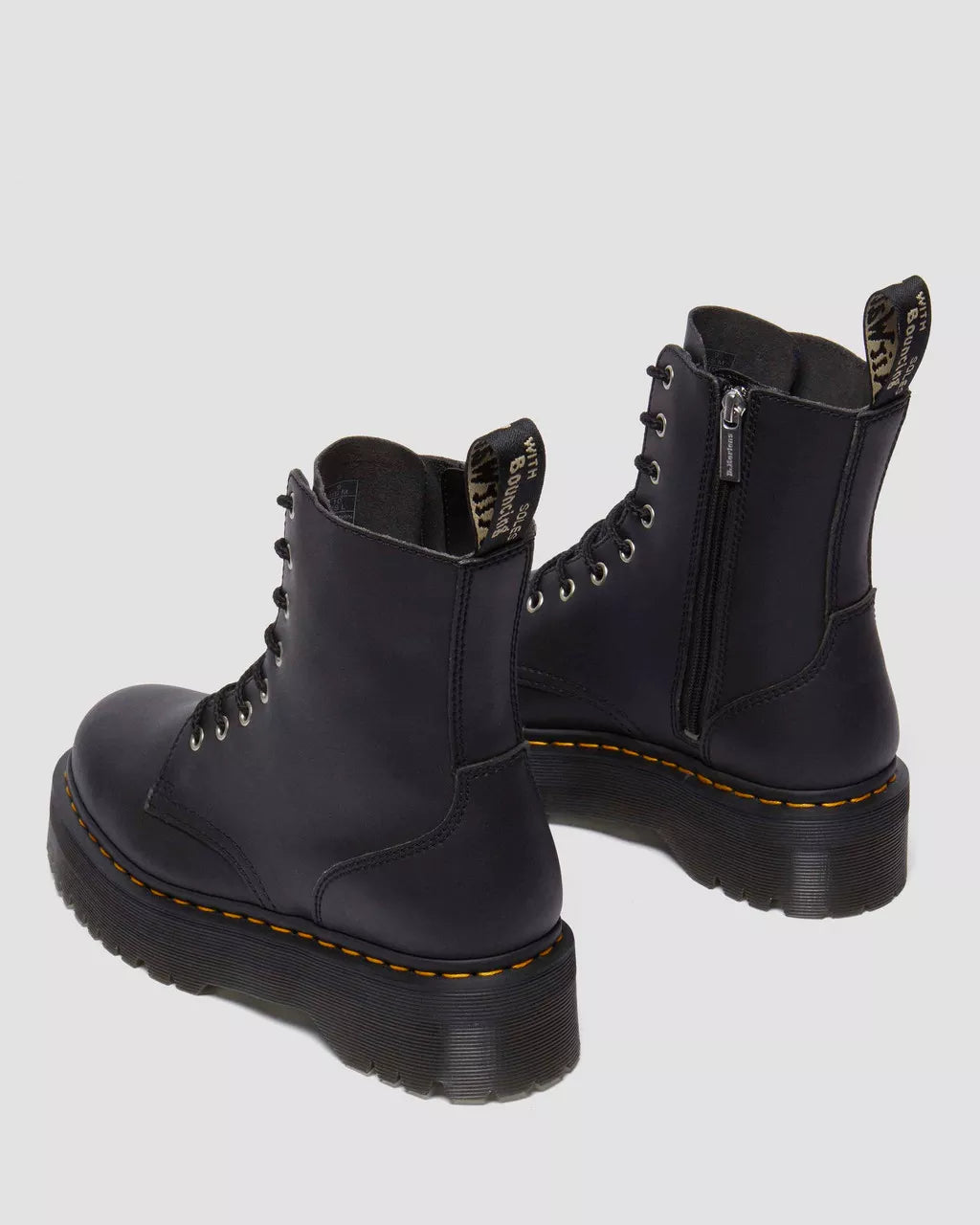 DR MARTENS Jadon Reclaimed Leather Platform Boots