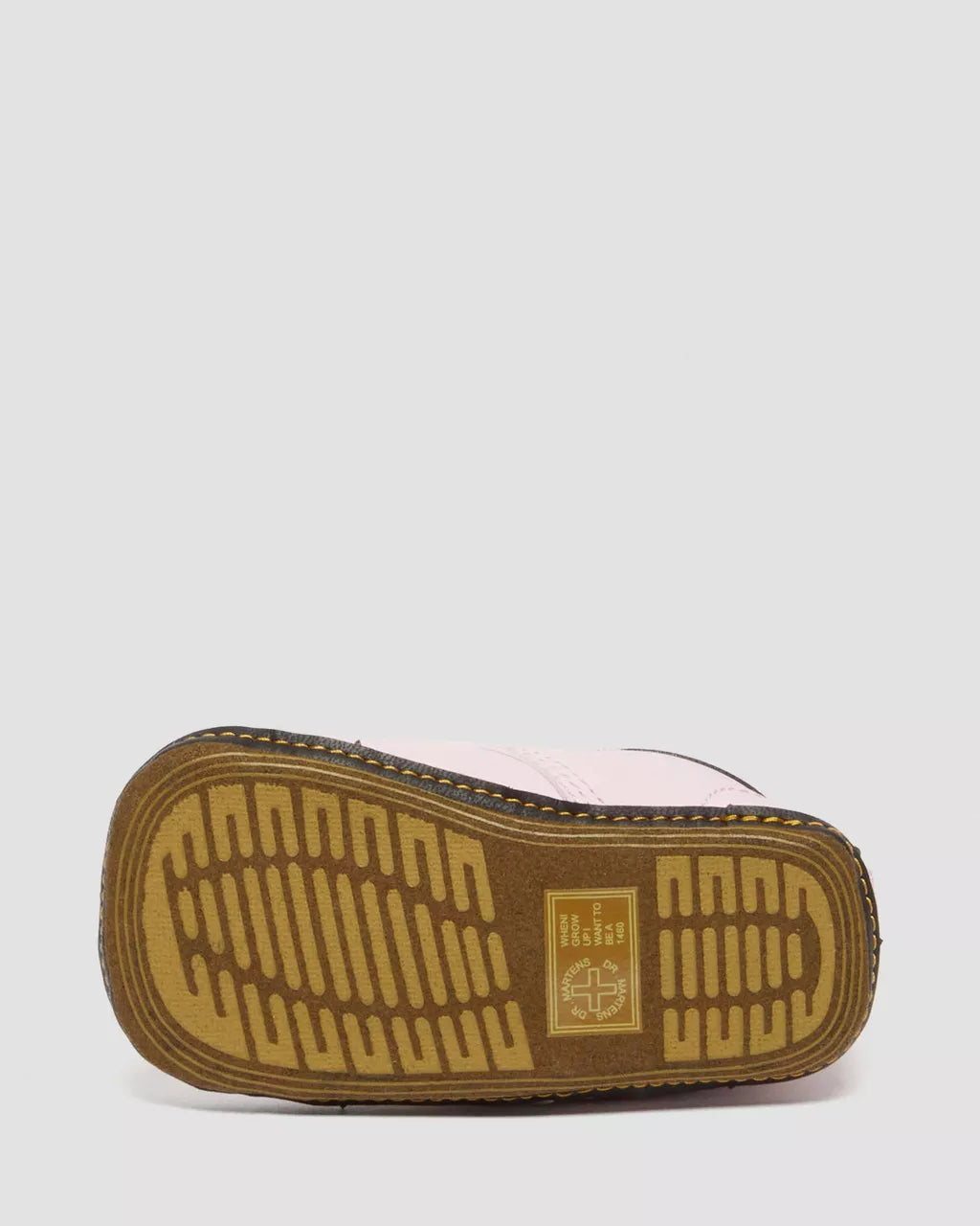 Newborn 1460 Auburn Leather Booties