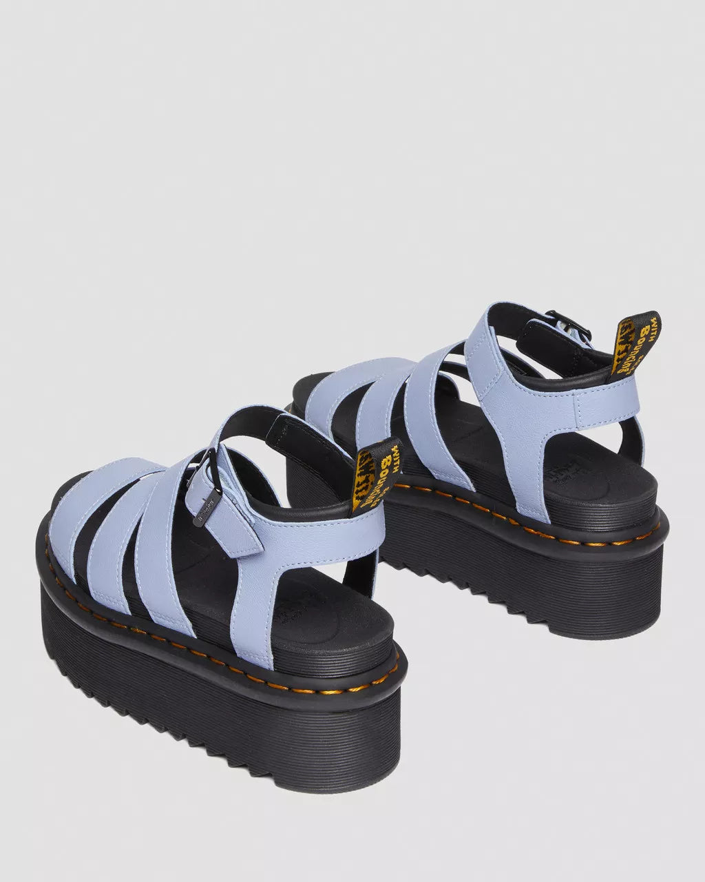 Blaire Quad Pisa Leather Strap Platform Sandals