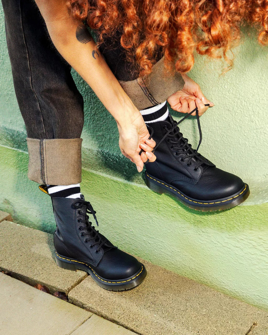 1460 Pascal Virginia Leather Lace Up Boots