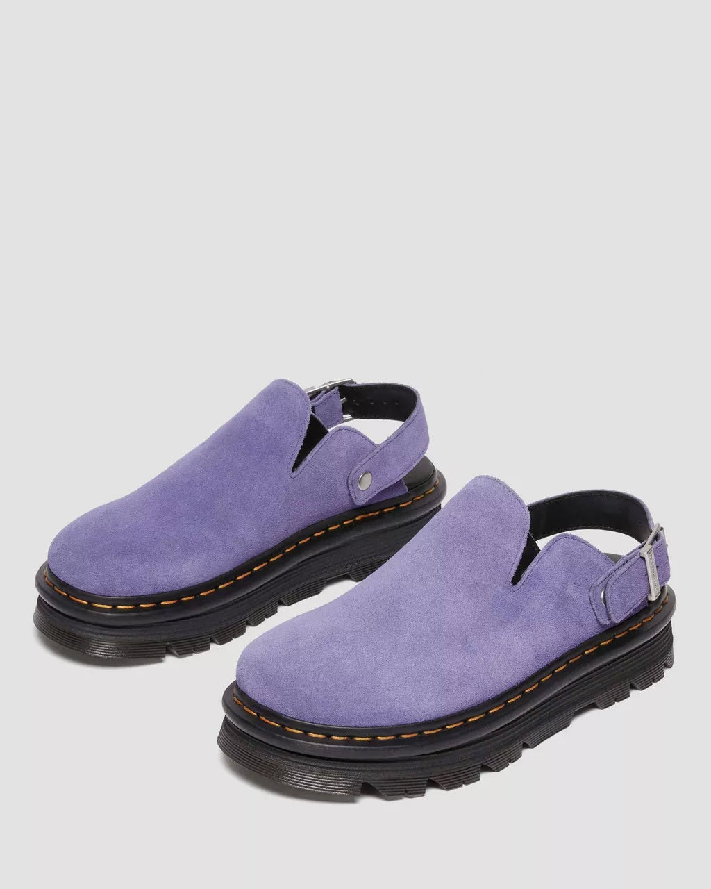 Zebzag Suede Casual Slingback Platform Mules