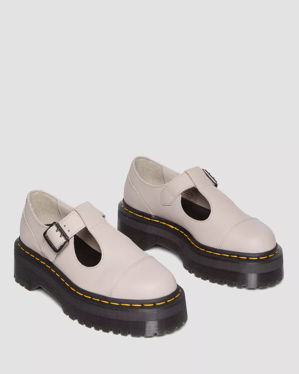 Bethan Pisa Leather Platform Mary Jane Shoes