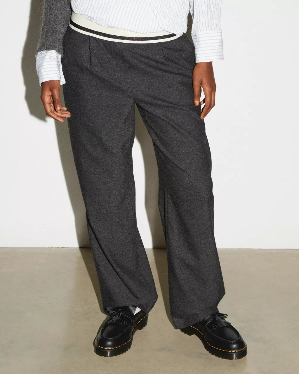 Adrian Bex Smooth Leather Tassel Loafers