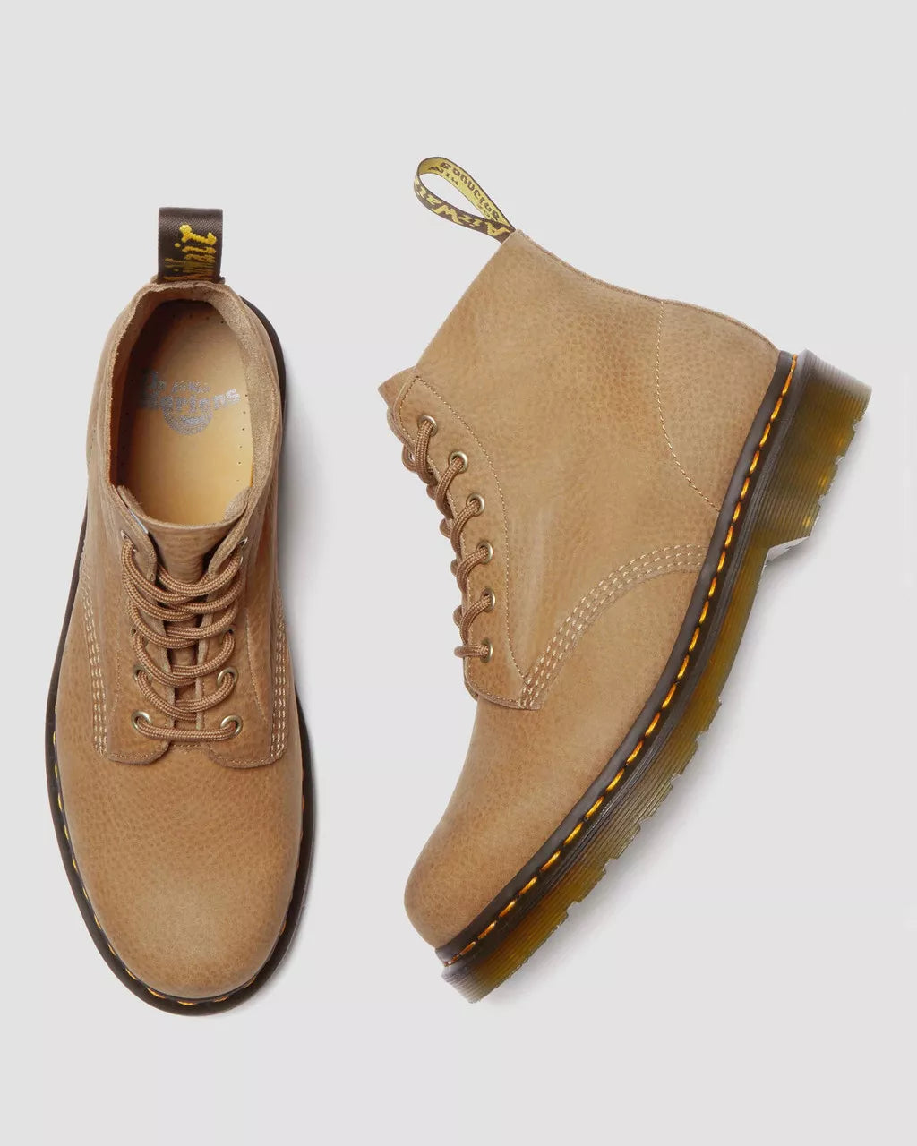 DR MARTENS 101 Tumbled Nubuck Leather Ankle Boots