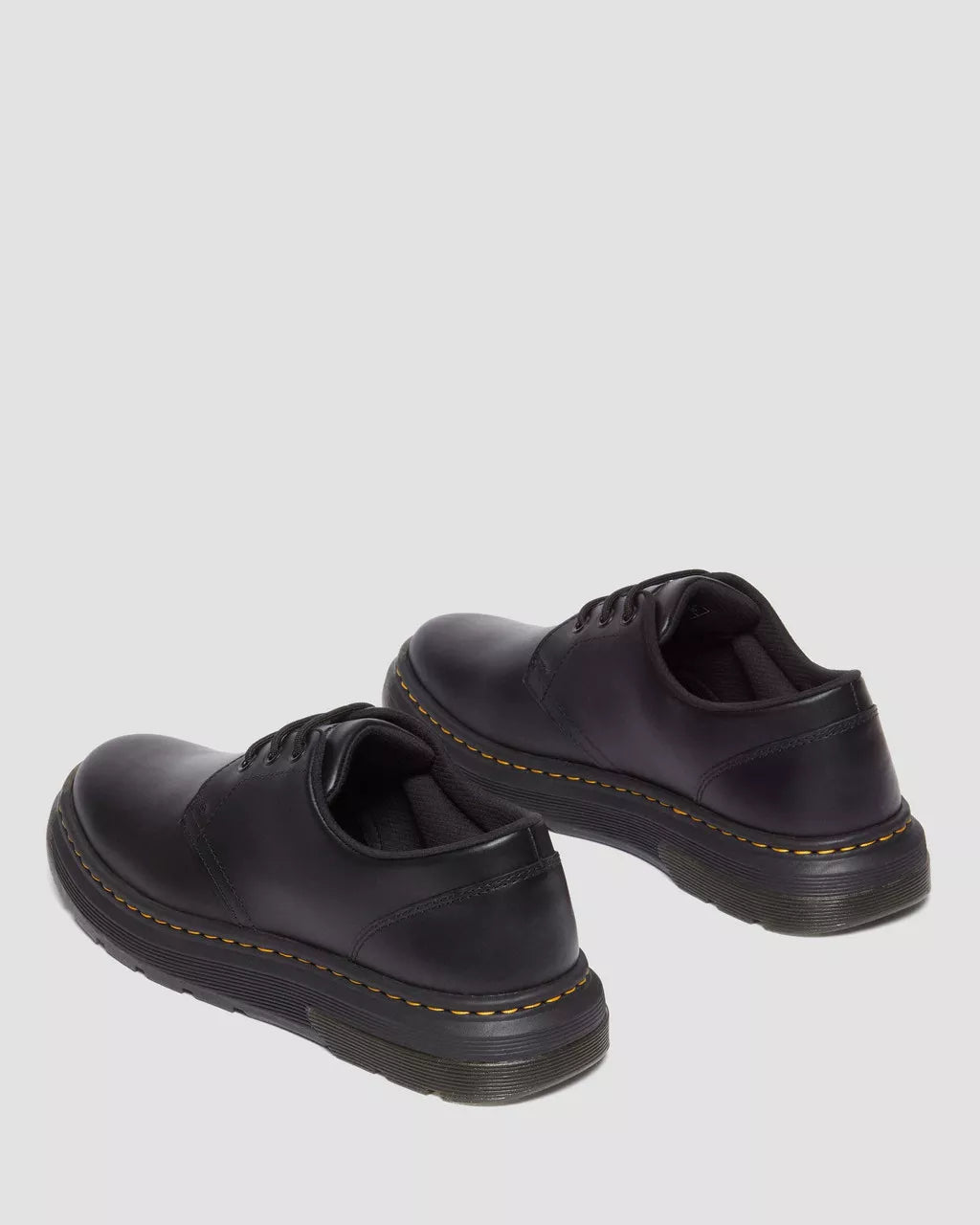 Crewson Lo Black Leather Shoes