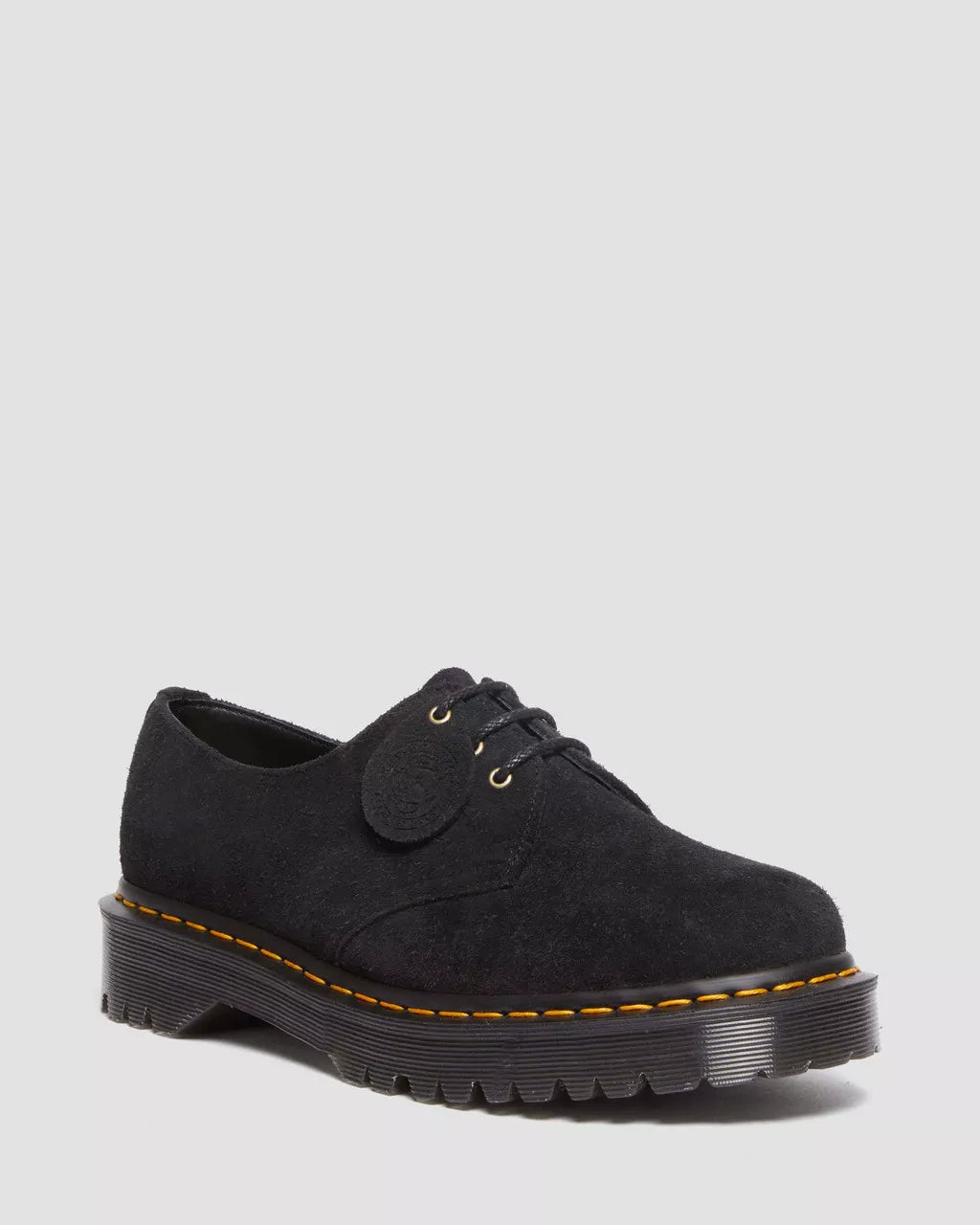 DR MARTENS 1461 Bex Made In England Tufted Suede Shoes