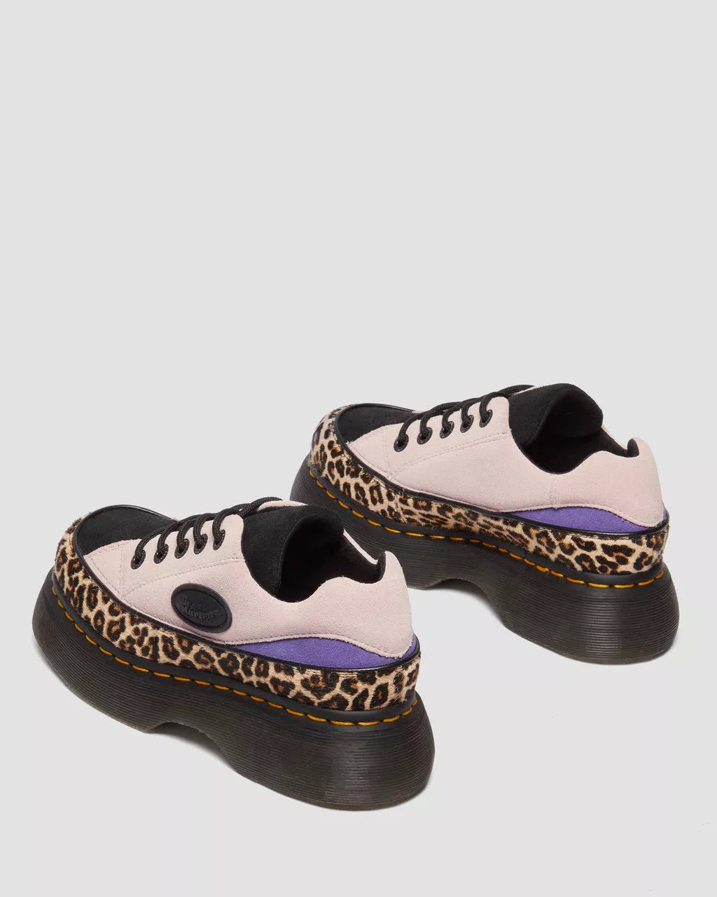 Buzz 5-Eye Leopard And Suede  Shoes