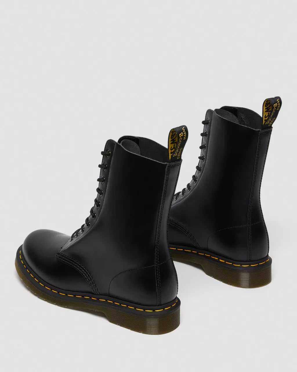 1490 Smooth Leather High Lace Up Boots
