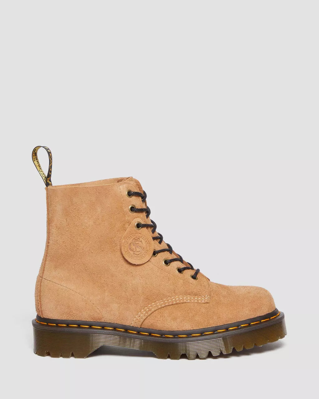 DR MARTENS 1460 Pascal Made In England Tufted Suede Lace Up boots