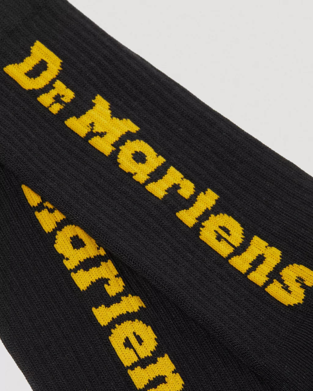 Vertical Logo Cotton Blend Socks Black
