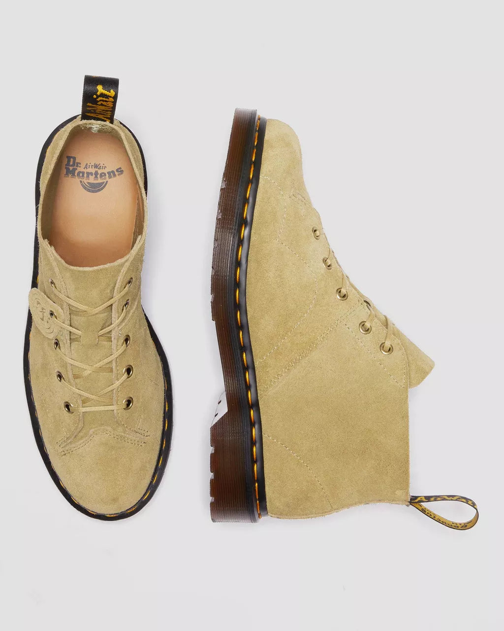 DR MARTENS Church Desert Oasis Suede Monkey Boots