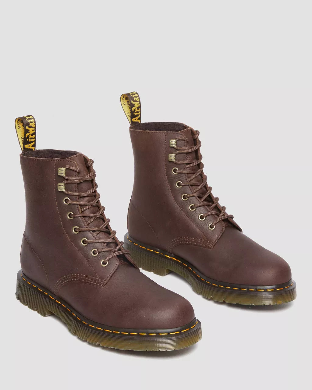 DR MARTENS 1460 Pascal Wintergrip Outlaw Leather Lace Up Boots